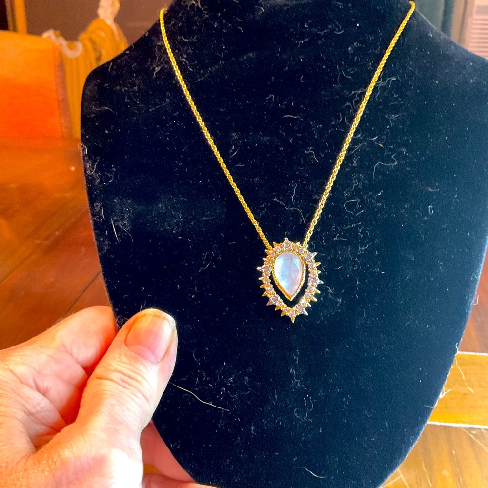 Alexis Bittar crystal drop necklace